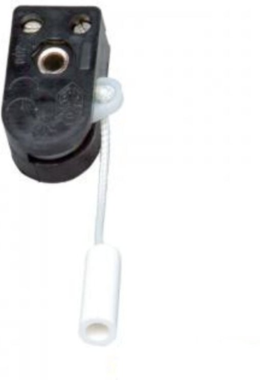 FP - Kopp - Einbau-Zugschalter, 1-polig, Ausschalter, Farbe: schwarz - 191700084