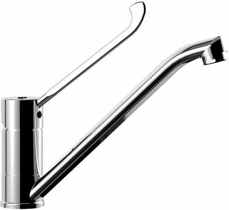 Paffoni - Einloch-Spülenmischer mit klinischem Hebel Red RED303CR Chrom