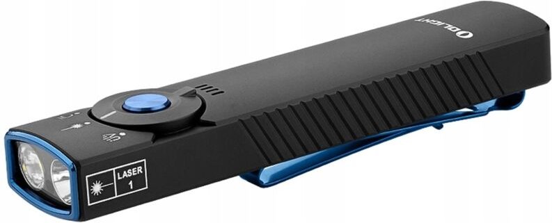 Olight Arkfeld Pro UV Black Taschenlampe mit Laserpointer - 1300 Lumen