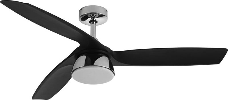 Dc Deckenventilator Bronx Chrom mit led & Fernbedienung