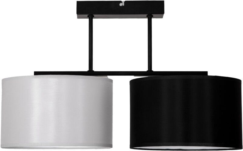 Moderne Hängeleuchte, Deckenleuchte, Lampenschirm, 2x60W LED