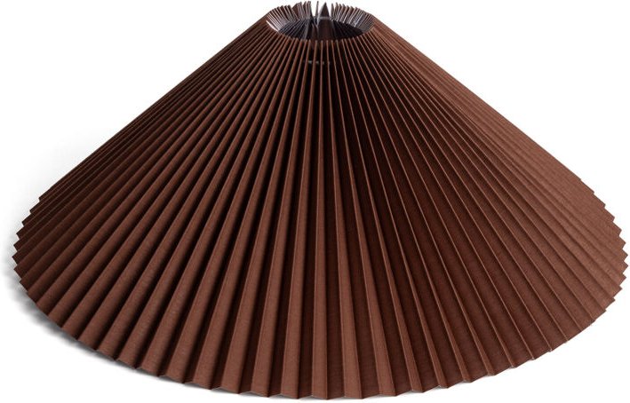 Lampenschirm Stoff Luanda Dunkelbraun