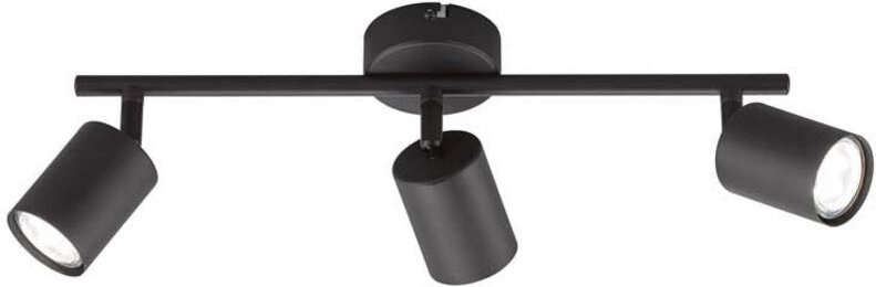 Led Deckenstrahler vano Schwarz 3-flammig, Breite 42cm