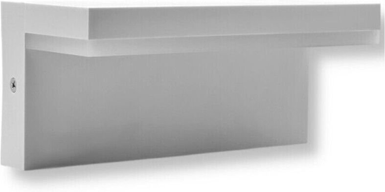 Trade Shop - copy of APPLIQUE PARETE INCLINABILE ESTERNO 21W TECNOLOGIA CCT 3 TONALITÀ DI LUCE IP65 472-3C - Weiß