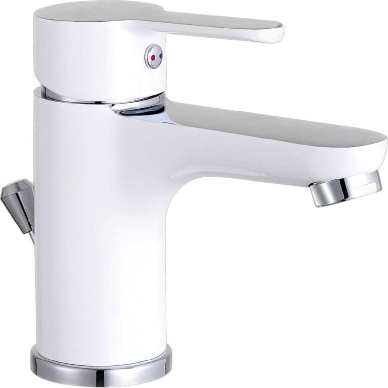 Eisl - diziani Waschtischarmatur, Weiß/Chrom
