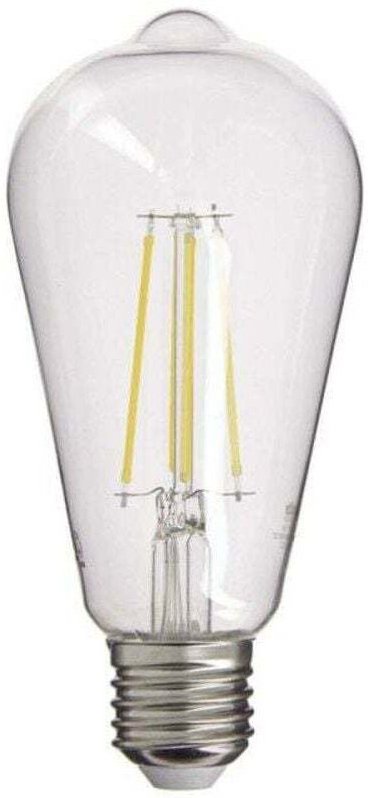 Edison LED-Filamentlampe, XU, E27-Sockel, 8 W Leistung (entspricht 75 W), warmweißes Licht, hochwertiges Produkt, lange ...