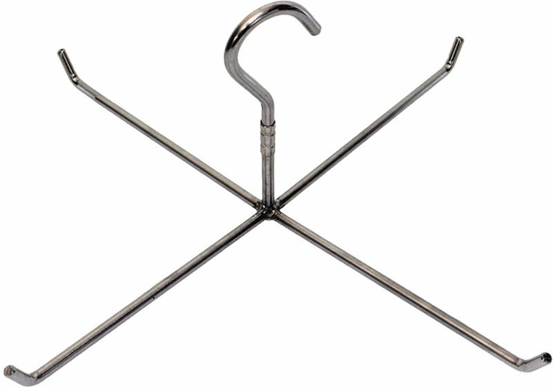 No Brand - Metzgerhaken für Schwenksalami -Stern in 18 ° c Edelstahl