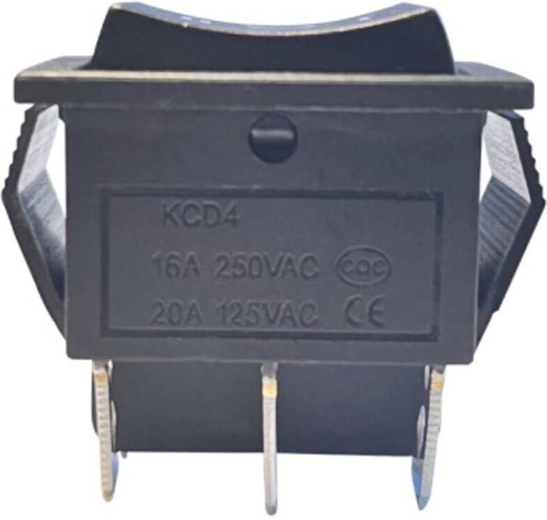 KCD4 Wippschalter 6Pin An-/Aus Schalter 250V 20A