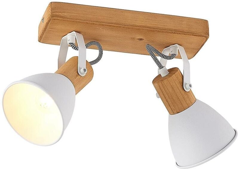 Strahler 'Merela' aus Holz für Wohnzimmer & Esszimmer von Lindby