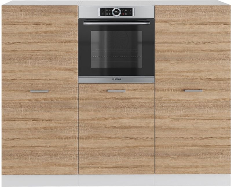 Thumbnail - Vicco - Küchenblock R-Line, Sonoma/Weiß, 180 cm ohne Arbeitsplatte