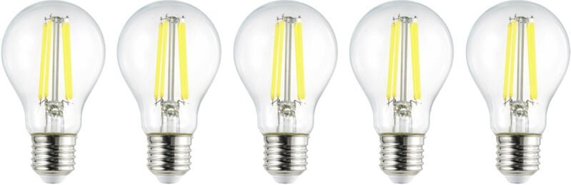 Sygonix - SY-5781466 led eek a (a - g) E27 3.8 w = 60 w Warmweiß (ø x h) 60 mm x 104 mm Filament 5 St