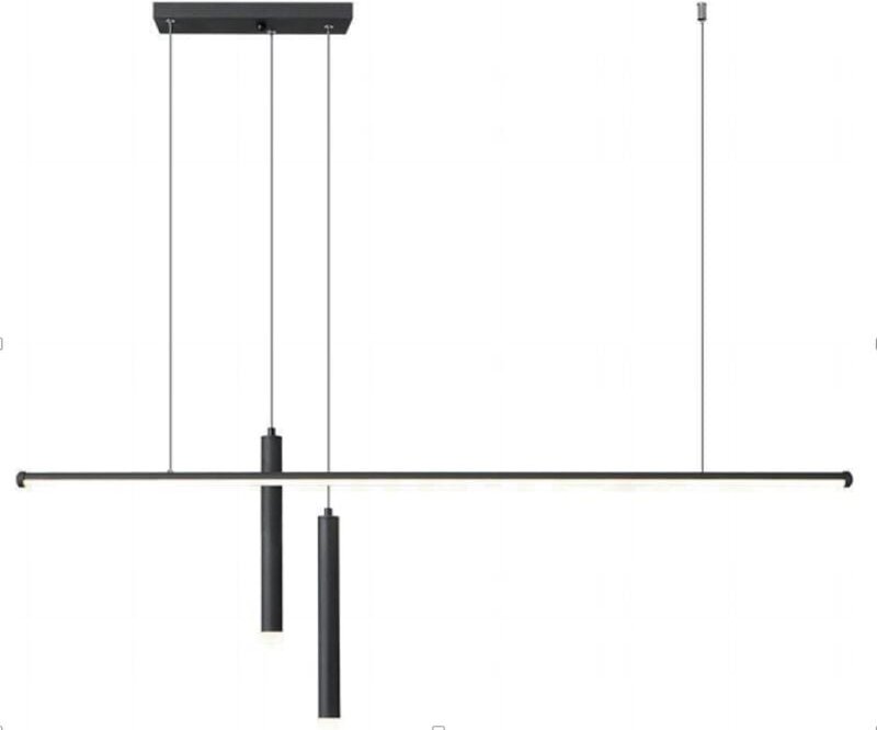 Linet - Moderne LED-Hängelampe 120 cm Schwarz