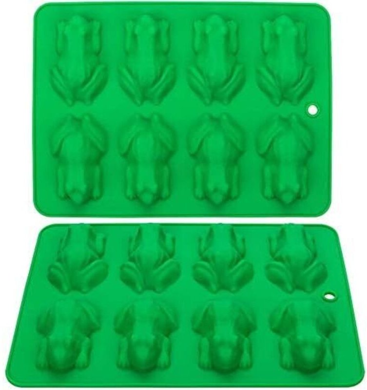 Packung Silikon-Schokoladenformen, antihaftbeschichtet, wiederverwendbare Gelee-Formen für Gelee, Buntstifte, Gelatine, ...