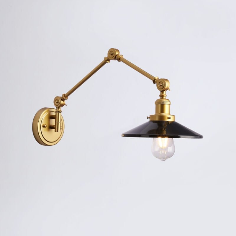 Schwenkbare Vintage Wandleuchte "Wallen"