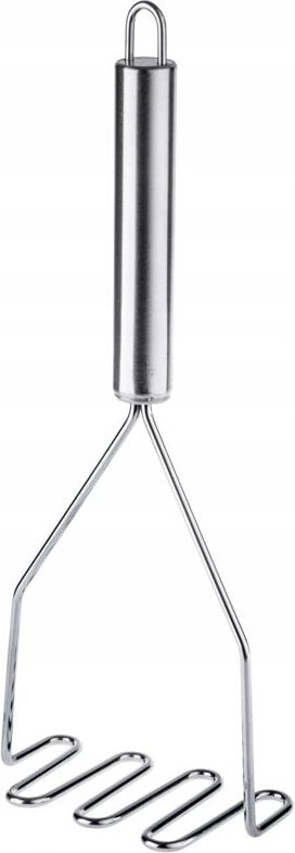 Küchenstampfer aus Edelstahl, Silber, 25 cm - Kadax