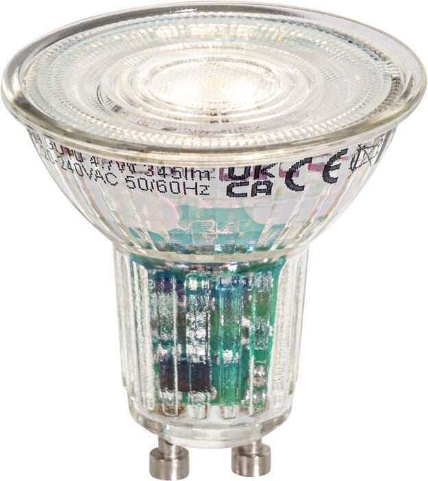 Luedd - Smart GU10 50mm LED-Glühbirne Klar 4,7W 345 lm 2200-4000K