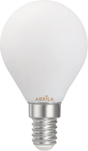 FABRILAMP Glühbirne LED de Opal-Kugelfaden Abrila E14 (4 W 4000 K 360 lm) Ø4,5 x 7,8 cm