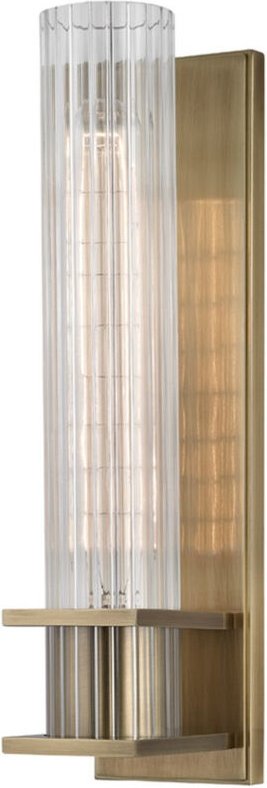 Sperry 1 Licht Wandleuchte Messing, Glas