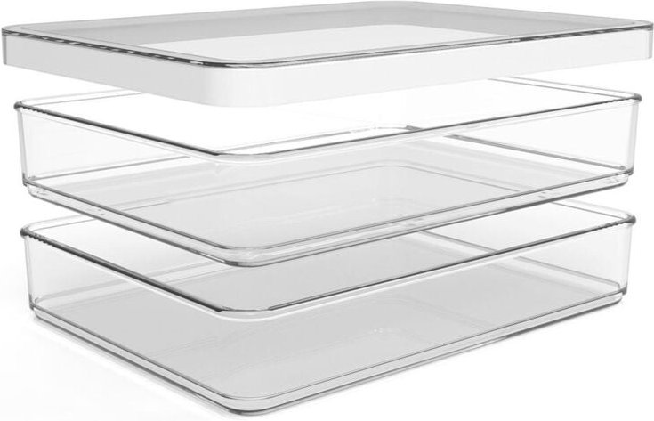 Rotho - 1050990000WS Zubehör oder Teil of Kühl-/Gefrierschrank Transparente Schublade, White