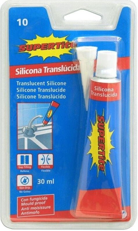 Trade Shop Traesio - Trade Shop - set 12 tubetti silicone translucido 30ML mit beccuccccucculationen -