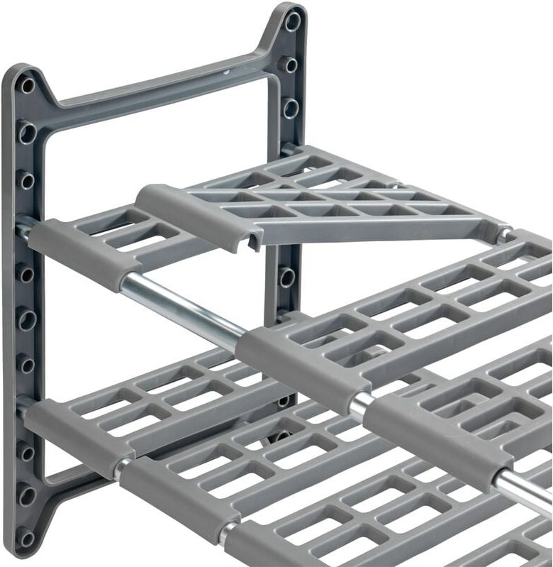 Küchen-Unterschrankregal Flexi, 45 - 80 cm, Silber matt, Aluminium aluminium, Polypropylen grau - silber matt - Wenko