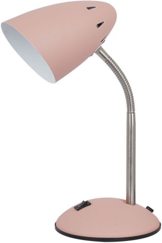 Cosmic - Moderne Tischlampe Satin Pink 1 Light mit Pink Shade, E27 - Italux
