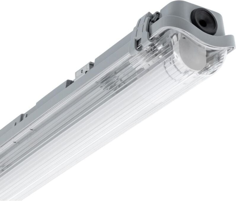 Efectoled - Feuchtraumleuchte mit 1 led Röhre 120cm IP65 No Flicker 3000K Warmweiß