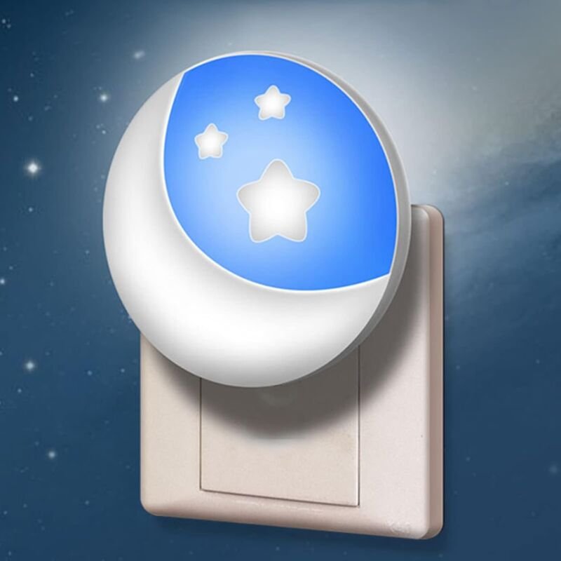 Fitags - Baby Nachtlicht Steckdose mit Dämmerungssensor Kleine led Nachttischlampe für Kinderzimmer, Wand Nachtlicht, Kü...