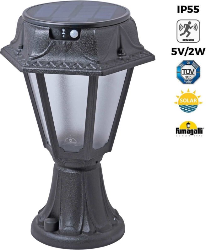 Solar-Stehleuchte 'minilot/rosetta' mit PIR-Sensor - 4000K - 2