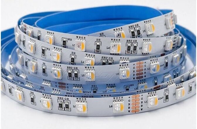 Barcelona Led - LED-Streifen 24V-DC 96W 12mm rgbw IP20 (SMD5050) Rolle 5 Meter