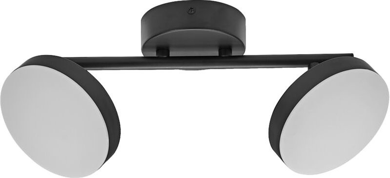 Ledvance - Decor Spot Moon Leuchte schwarz, 2 verstellbare Leuchtenkopfe, 10.5 w, 560 lm, 3000 k, Gehäuse aus Metall, fu...