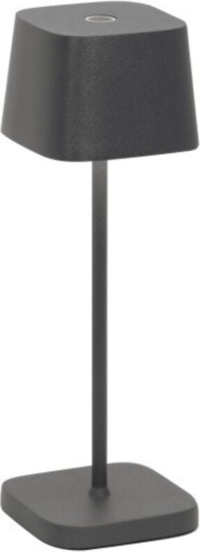 Zafferano - ofelia pro micro LED-Tischleuchte Dunkelgrau wiederaufladbar und dimmbar