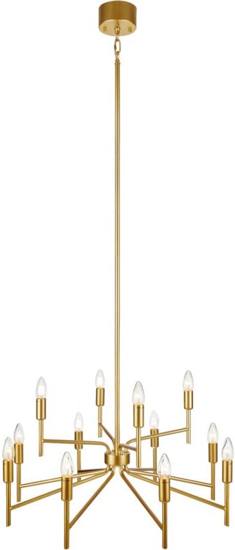 Markslojd - regent Mehrarmiger Deckenanhänger 12 hell lackiertes Gold