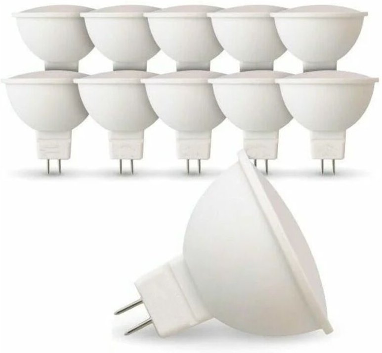 Famille - gabrielle Set mit 10 LED-Lampen MR16 AC/DC5w Farbtemperatur: Neutralweiß 4000K