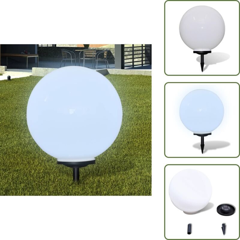 Thumbnail - Wegeleuchte led 50 cm mit Erdspieß - LED-Lampe - Solarleuchte - Gartenbeleuchtung - Außenscheinwerfer - Wegleuchte