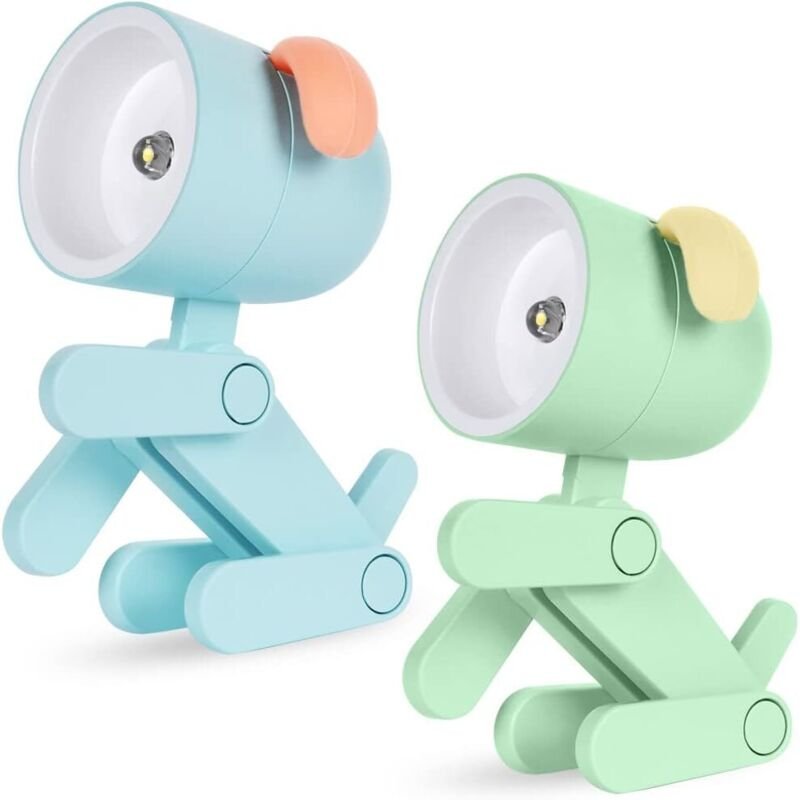 Niedliche LED-Hunde-Nachtlampe, Kinder-Tischlampe, tragbare, verstellbare Nachtlampe, Cartoon-Mini-Nachtlampe, Geschenk ...