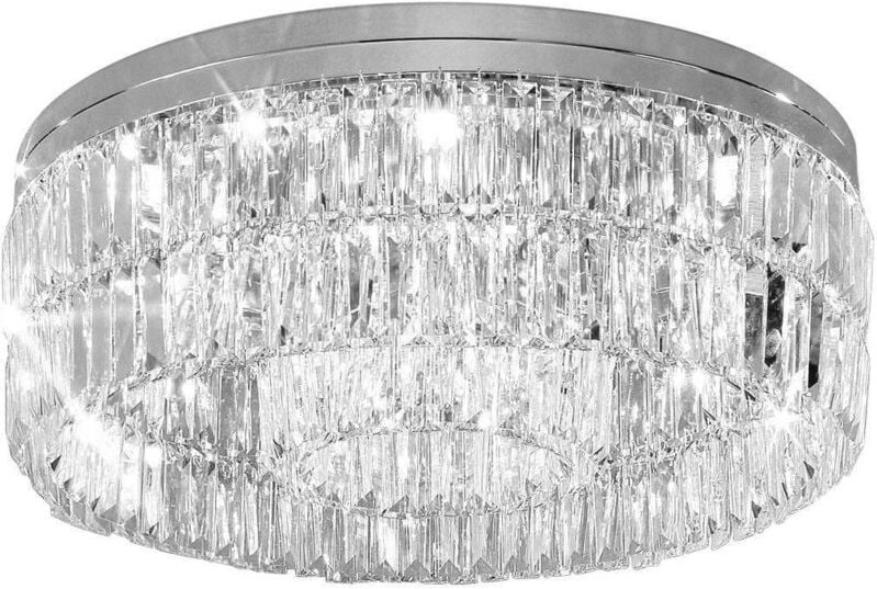 Kolarz PRISMA - Designer Crystal Deckenleuchte Chrom poliert, 12x G9