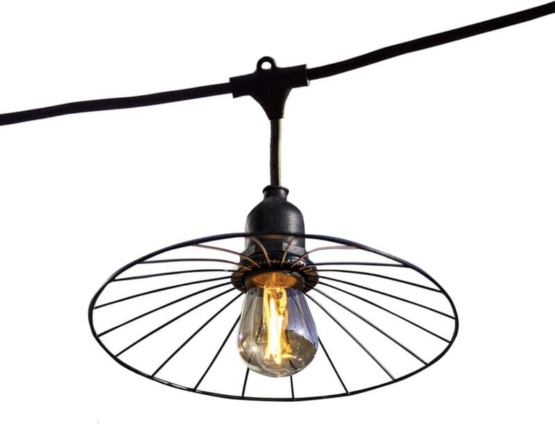 Lumisky - Lichterkette Aus Metalldraht chic 6m 10xe27