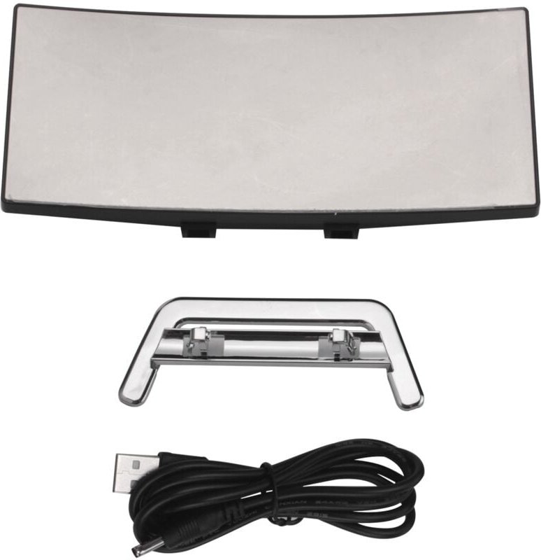 Digitaler ,7 Digital Uhr mit Gebogenem,Dimmbarem led Bildschirm für Kinder ,GroßE WeißE Uhr,Schlummer Funktion,LED Schre...