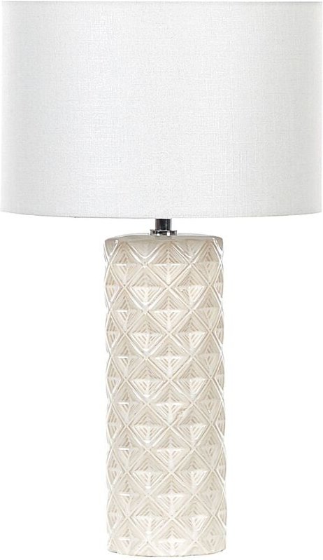 Tischlampe BALONNE Keramik Hellbeige
