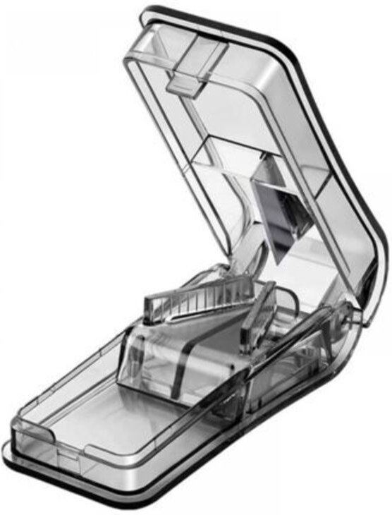 Tabletten-Organizer im Kapsel-Design für kleine und große Tabletten – Funktioniert wie ein Pillen-Organizer, geeignet fü...