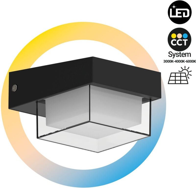 Solar-LED-Außenlampe - CCT - IP65