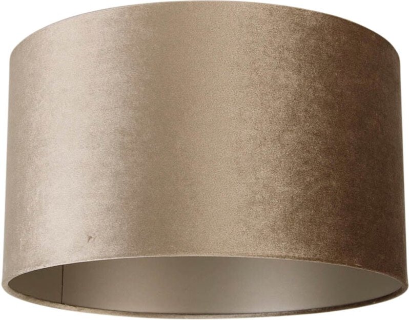 Samtlampenschirm Taupe 35/35/20