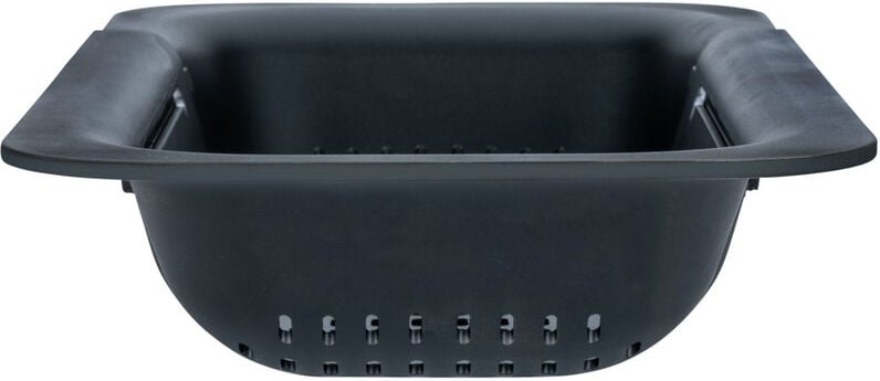 Spülbeckensieb Sivo Schwarz, Ausziehbares Spülsieb, Schwarz, Polypropylen schwarz - schwarz - Wenko