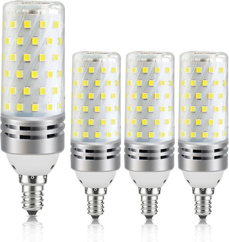 16-W-LED-Lampe, warmweiß (3000 K), entspricht 100–120 W Halogenlampe, 1600 lm, 360°-Abstrahlwinkel, nicht dimmbar, E14-F...