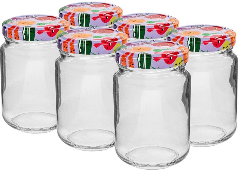 Tiegel 156ml + Verschluss 6 Stk. 132156