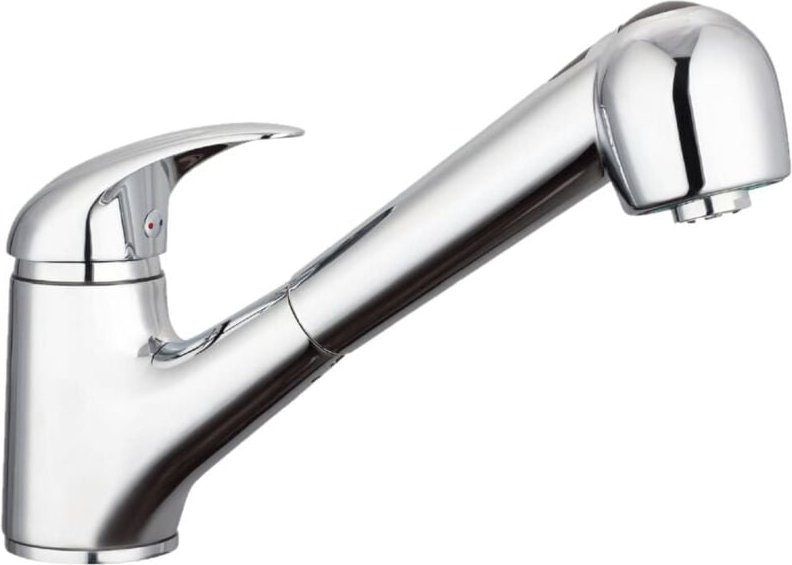 Spültischarmatur mit Ausziehbarer Brause albatros Chrom schütte