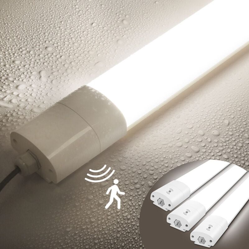 Led Deckenleuchte mit Bewegungsmelder 30W Feuchtraumleuchte