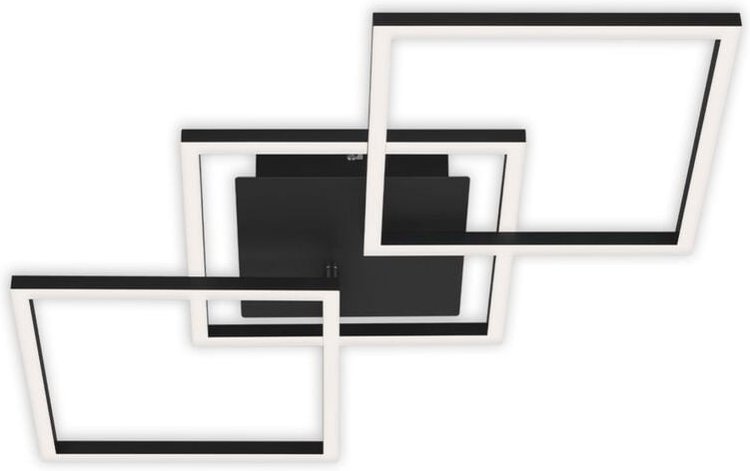 Briloner - led Deckenleuchte Dimmbar drehbar 30 w schwarz Metall-Kunststoff