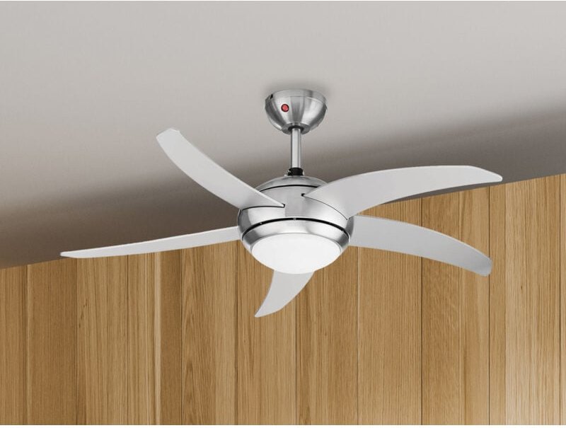 Tristar - Deckenventilator mit Licht Fernbedienung & Timer, 3 Stufen, Winterbetrieb Ø112cm
